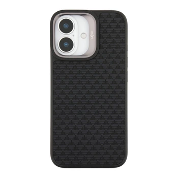 Чохол Premium Kajsa Glamorous Collection Pyramid Pattern with MagSafe для iPhone 17 Black