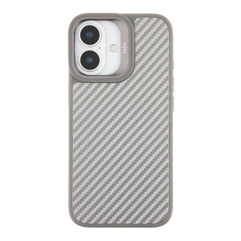 Чохол Premium Kajsa Glamorous Collection Straw Mat Pattern with MagSafe для iPhone 17 Grey