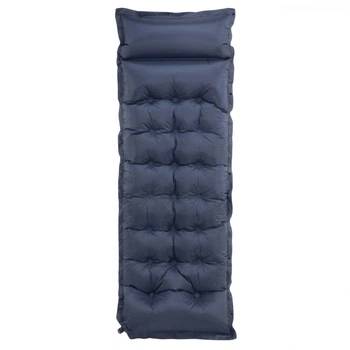 Коврик самонадувающийся Springos 193 x 66 x 3.5 см с подушкой PM054 Navy Blue
