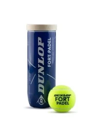 М'ячі для падел тенісу Dunlop FORT PADEL 3PET Жовтий one size (601555)