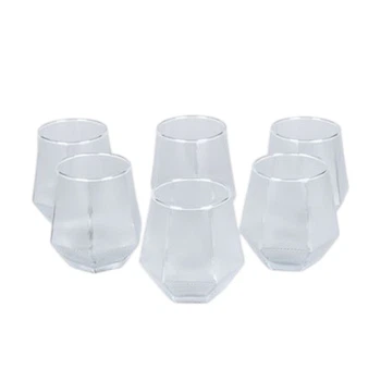 Набір низьких склянок Deli Glass ESS163-28 6 шт 310 мл Прозорий (R101146)