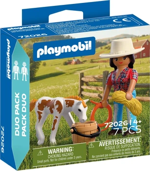 Набір іграшок Playmobil Duo Pack Ковбойка з лошатою 7 деталей 72026 (4008789720269)