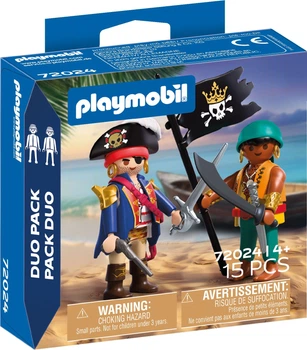 Набір іграшок Playmobil Duo Pack Пірати 15 деталей 72024 (4008789720245)