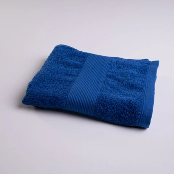 Полотенце для рук и лица махровое с Бордюром GM Textile 40х70см 400г/м2 (Синий)
