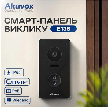 IP-панель виклику 2 Мп Akuvox E13S