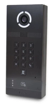 Багатоабонентська IP-виклична панель Bas-IP AV-09KFBI (black) зі зчитувачем UKEY та розпізнаванням облич для IP-домофонів
