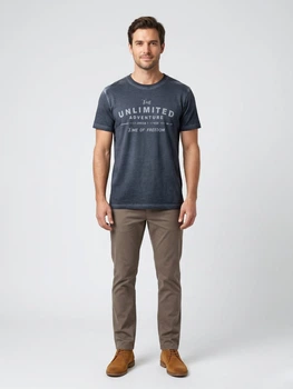 Футболка мужская 2XL Синий DRVV (713867-2XL)