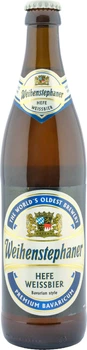 Упаковка пива Weihenstephaner Hefeweissbier светлое нефильтрованное 5.4% 0.5 л x 20 шт (4105120673946)