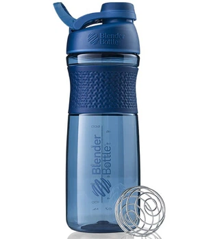 Спортивний шейкер BlenderBottle SportMixer Twist темно-синій 820 мл (Twist 28oz Navy)