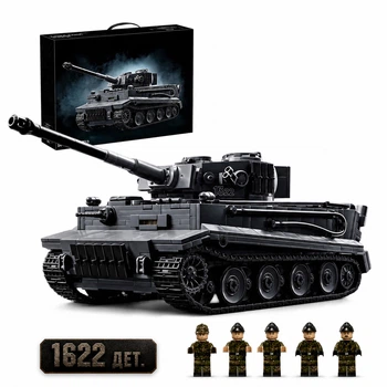 Конструктор Боевой танк, 12GO 97015, Tiger Tank, 1622 детали