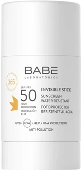 Солнцезащитный невидимый прозрачный стік для лица и тела BABE Laboratorios Sun Protection SPF 50 30 г