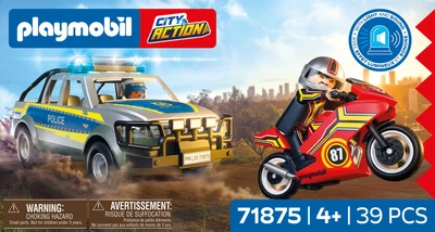Ігровий набір Playmobil Поліцейська погоня на пікапі (71875) (4008789718754)