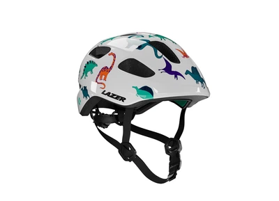 Шолом LAZER Pnut 2.0 KinetiCore динозаври, білий