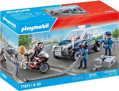 Конструктор Playmobil Action Heroes Поліція розшукує злочинця 55 елементів (71811) (4008789718112)