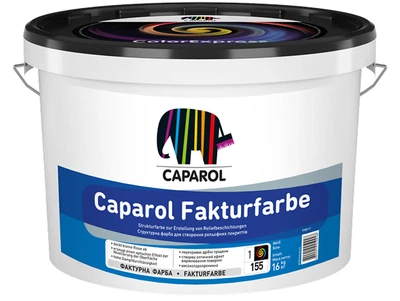 Фарба фасадна структурна Caparol Fakturfarbe матова Біла 16 кг