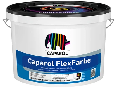 Фарба фасадна гумова еластична Caparol FlexFarbe матова Біла 10 л