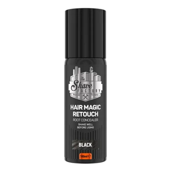 Камуфляж для сивого волосся The Shave Factory Hair Magic Retouch Root Concealer (Black)