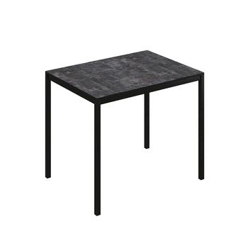 Письменный стол Brevity Loft mid 900х750х670 Бетон тёмный/Чёрный металл (GATB02360000030)