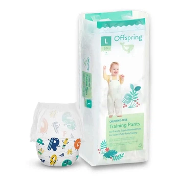 Підгузки-трусики дитячі Offspring Розмір L 9-14 кг 36 шт. в упаковці, Літери