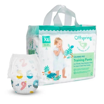 Підгузки-трусики дитячі Offspring Розмір XL 12-20 кг 30 шт. в упаковці, Цифри