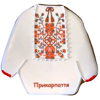 Пряник Вишиванка Прикарпаття 11×10см 100г
