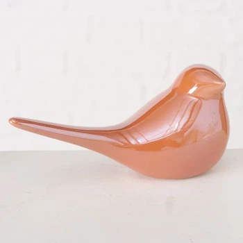 Статуэтка «Птичка Перли», керамика, тёмно-оранжевая, 16×6×8 см Boltze 2023366-3