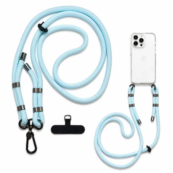 Ремінець для смартфона CaseFashion New Long (150см) Sky Blue (Блакитний)