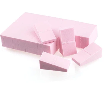 Спонж сегментований для макіяжу (дрібнопористий латекс) Light Pink Christian CSP-701