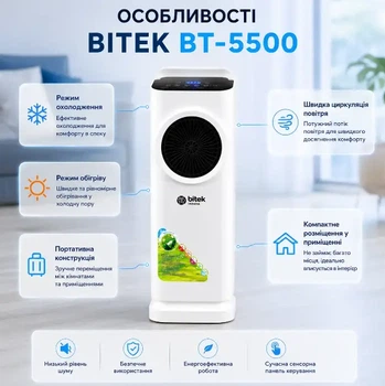 Кондиционер портативный BITEK BT-5500 4000Вт
