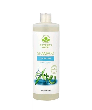 Шампунь для обема тонких волос с биотином и бамбуком Mild By Nature Nature's Gate 473 мл