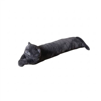 Подушка декоративная tbh Lazy Blue Cat с принтом 22х115 см. Blue