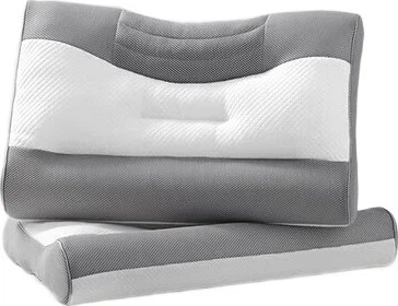 Подушка Mercury Home Textile Herbal Гречане лушпиння з насінням касії Ергономічна Анатомічна 60х40х8/11 см 2 шт Gray