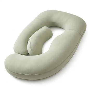 Подушка для беременных Cotton Center Meiquan Bamboo Green Хлопок для сна на боку 150×75×20 см 2 шт Green