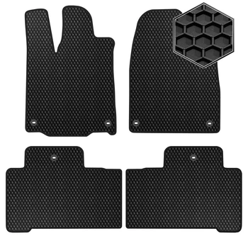 Коврики в салон NeoGum для Acura MDX '14-21 (YD3) ДВC, черные