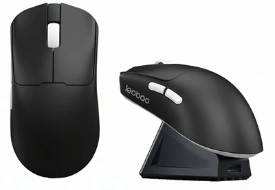 Mysz Leobog GM3 LEGM3B with a charging station Black (6970939957345) 