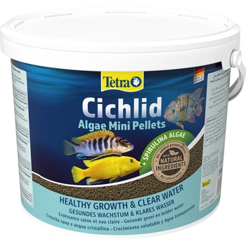 Сухой корм для аквариумных циллид гранулы 10 л/3,9 кг Tetra Cichlid Algae Mini