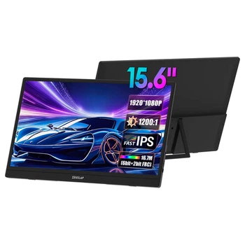 Монітор портативний Zeuslap 15.6" ZB156 Black