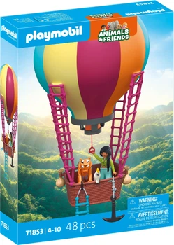Набір іграшок Playmobil Animals and Friends Політ на повітряній кулі 48 деталей 71853 (4008789718532)