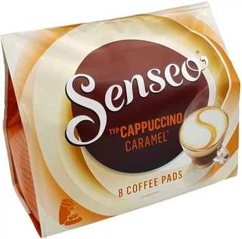 Кава в чалдах Senseo Cappuccino Caramel, 8 шт. Philips Senseo 62 мм ( 10201 )