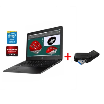 Мобильная рабочая станция HP ZBook 15U G3 / 15.6" (1920x1080) TN / Intel Core i7-6600U (2 (4) ядра по 2.6 - 3.4 GHz) / 16 GB DDR4 / 256 GB SSD / AMD FirePro W4190M, 2 GB GDDR5, 128-bit / WebCam / Win 10 Pro б/у + Подарок Накопитель Kingston 64GB
