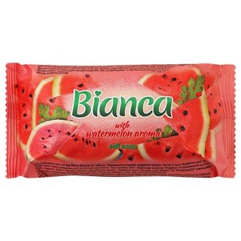 Мило туалетне тверде Bianca з ароматом кавуна, 125 г - 727951