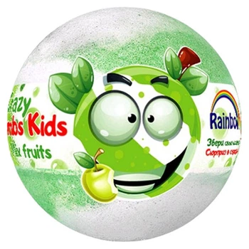 Бомбочка для ванны AquaShine Crazy Bombs Kids "Фруктовый микс", 100г - 723459