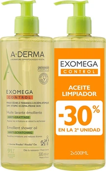 Олія для душу A-Derma Exomega Control Emollient 2 x 500 мл (3282779425469)