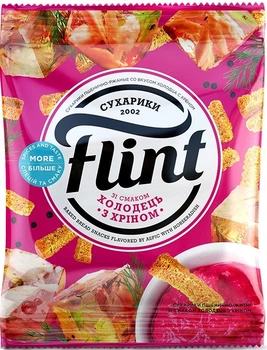 Сухарики Флінт холодець та хрін 60г.
