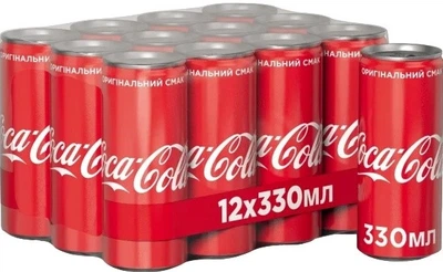Напій Coca Cola ж/б 0,33л./12шт