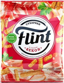 Сухарики Флінт бекон 60г.