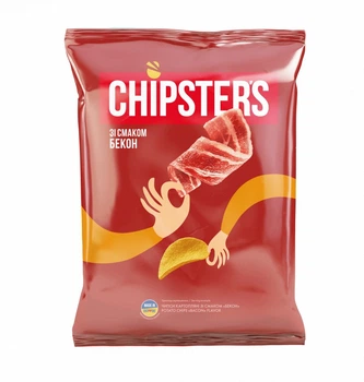 Чіпси Chipster's бекон 60г.