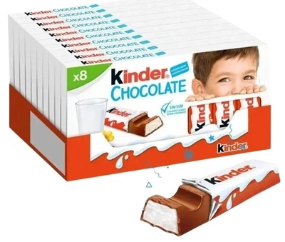 Шоколад Kinder chocolate x8 100г.