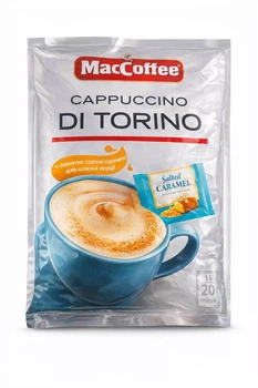 Напій MacCoffee Cappuchino Di Torino з солоною карамелю 25г / 20 шт