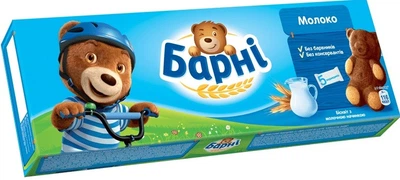 Бісквіт Барні молоко 150г.